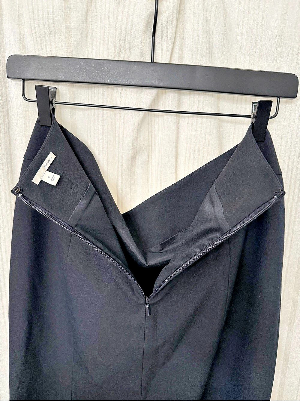 Halogen Black Pencil Skirt Size 6 - Picture 4 of 6